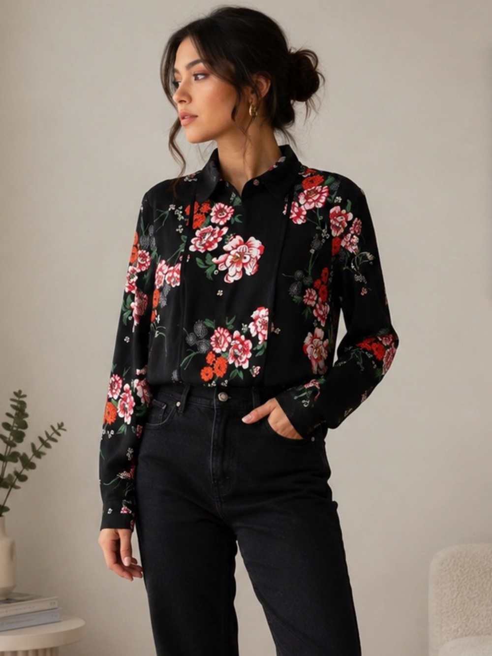 Forever 21 long sleeve blouse